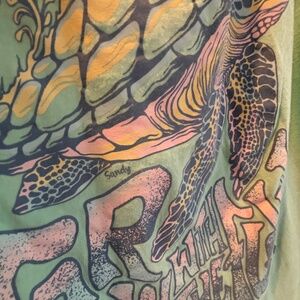 Trendy SIMPLY SOUTHERN Turquoise Oversized T-Shirt